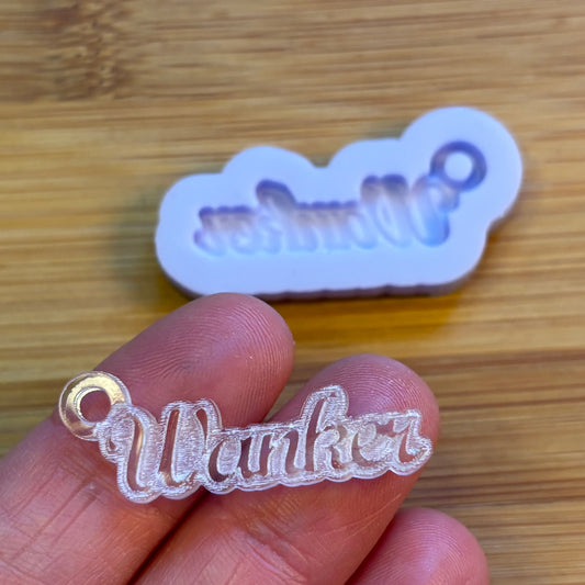 Wanker Silicone Mold made with Food Safe Silicone suitable for both food and craft projects.