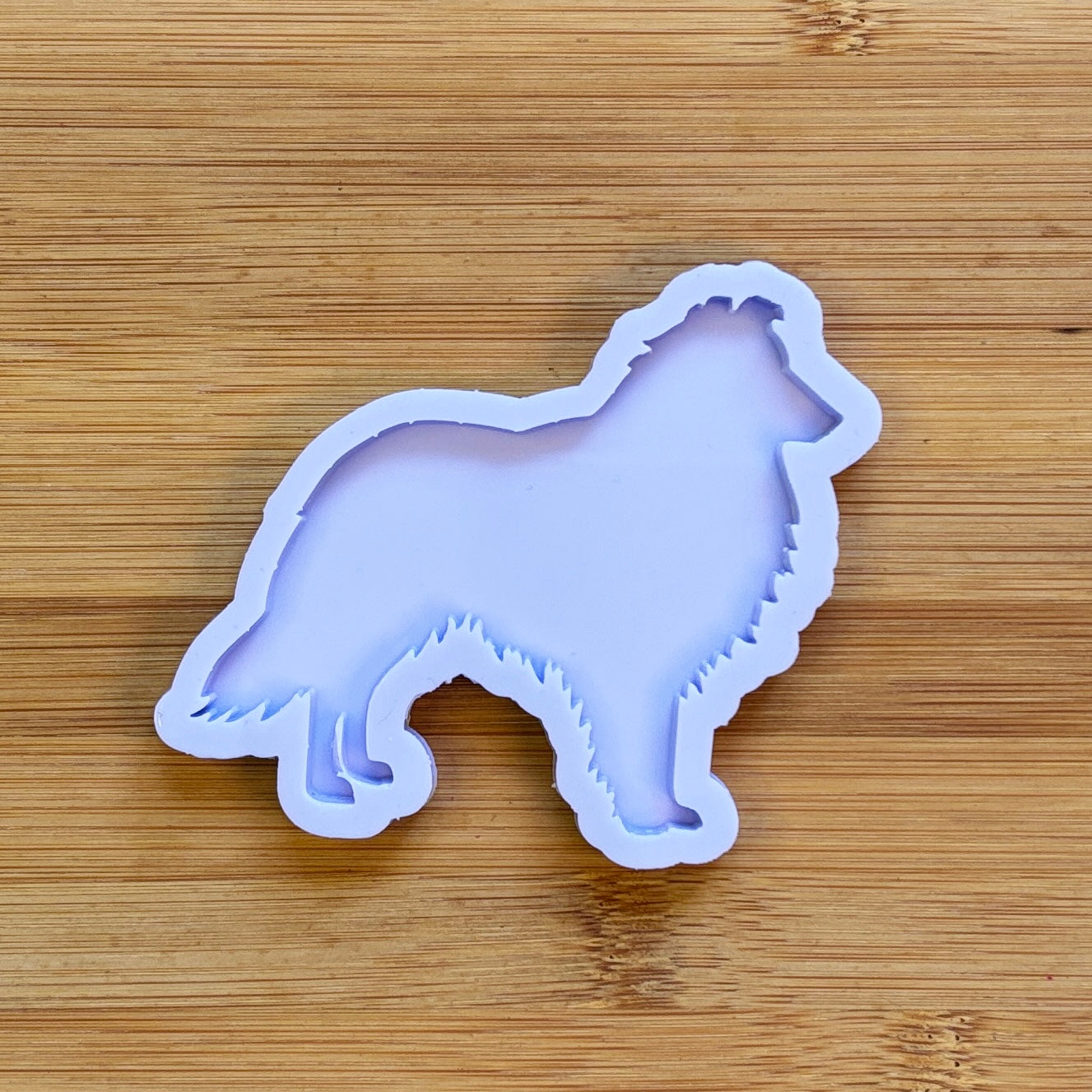 Shetland Sheepdog Silicone Mold with 1 cavity, made with Food Safe Silicone suitable for both food and craft projects