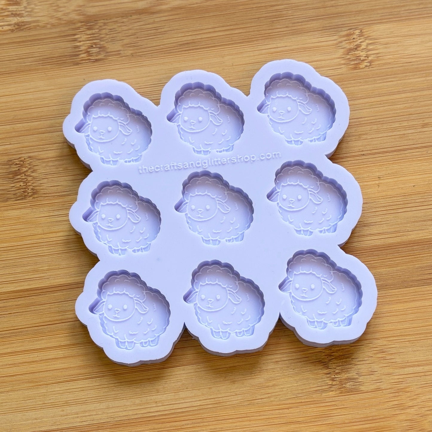 Sheep Silicone Mold with 9 cavities, made with Food Safe Silicone suitable for both food and craft projects