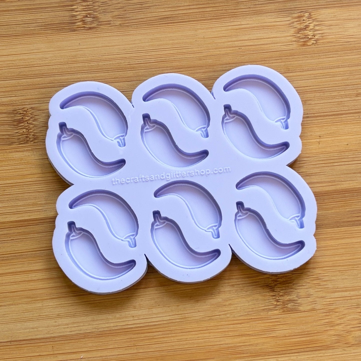 Chilli Pepper Silicone Mold with 12 cavities, made with Food Safe Silicone suitable for both food and craft projects