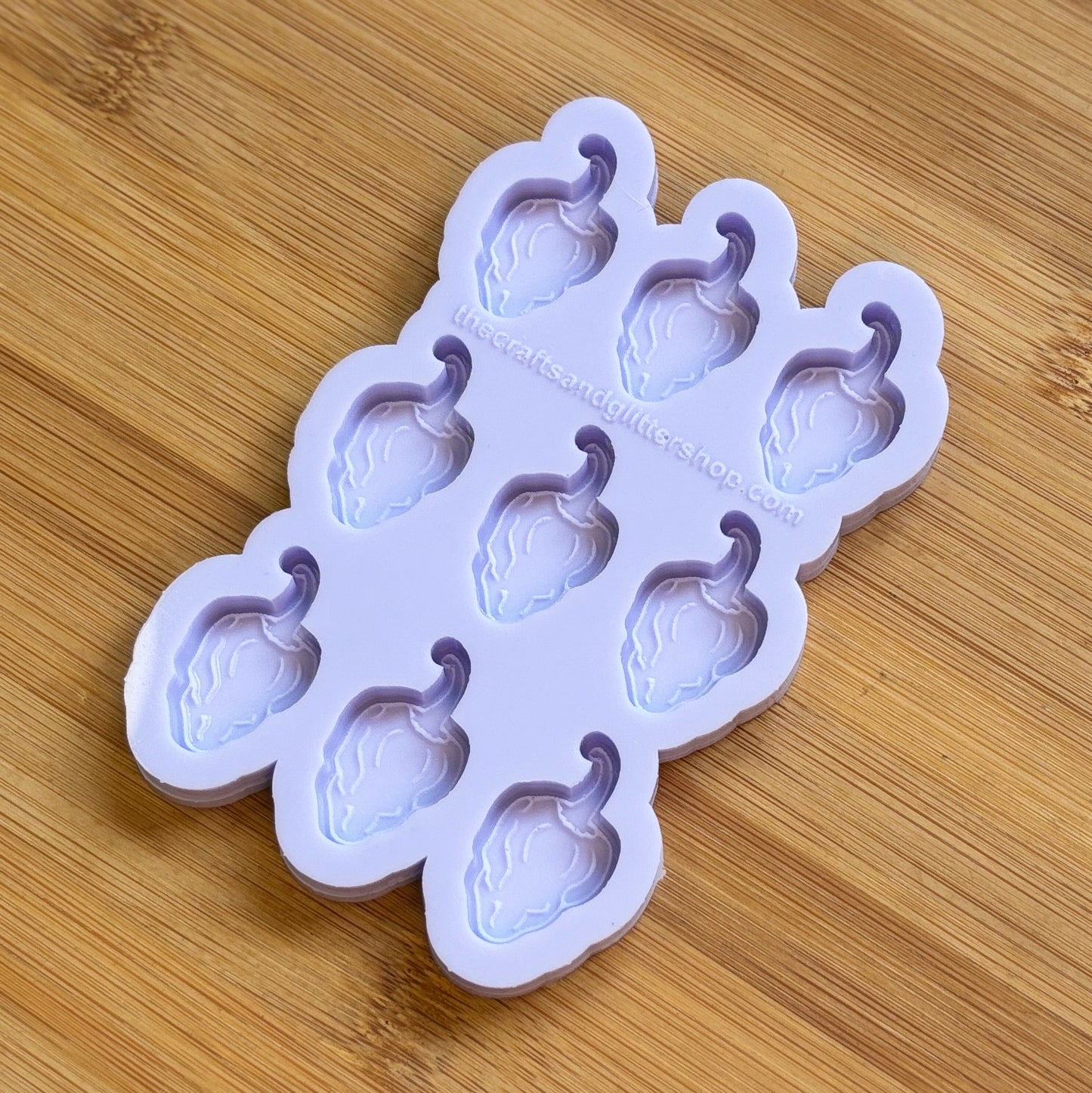 Habanero Silicone Mold with 9 cavities, made with Food Safe Silicone suitable for both food and craft projects