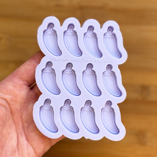Jalapeno Silicone Mold with 12 cavities, made with Food Safe Silicone suitable for both food and craft projects
