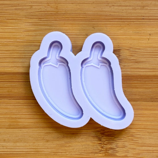 Jalapeno Silicone Mold with 2 cavities, made with Food Safe Silicone suitable for both food and craft projects