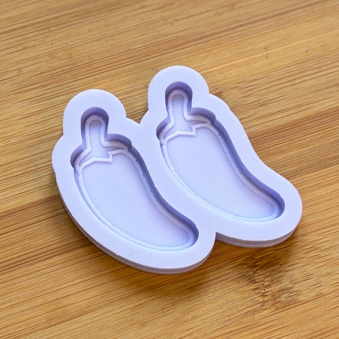 Jalapeno Silicone Mold with 2 cavities, made with Food Safe Silicone suitable for both food and craft projects