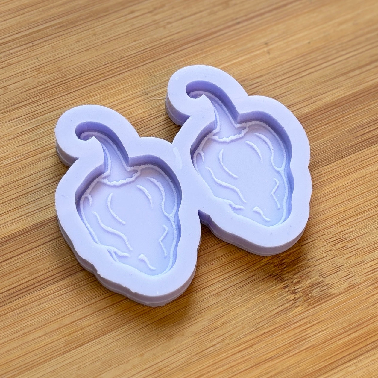 Habanero Silicone Mold with 2 cavities, made with Food Safe Silicone suitable for both food and craft projects