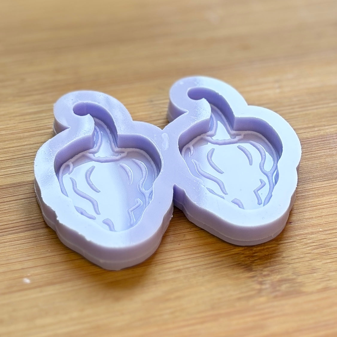 Habanero Silicone Mold with 2 cavities, made with Food Safe Silicone suitable for both food and craft projects
