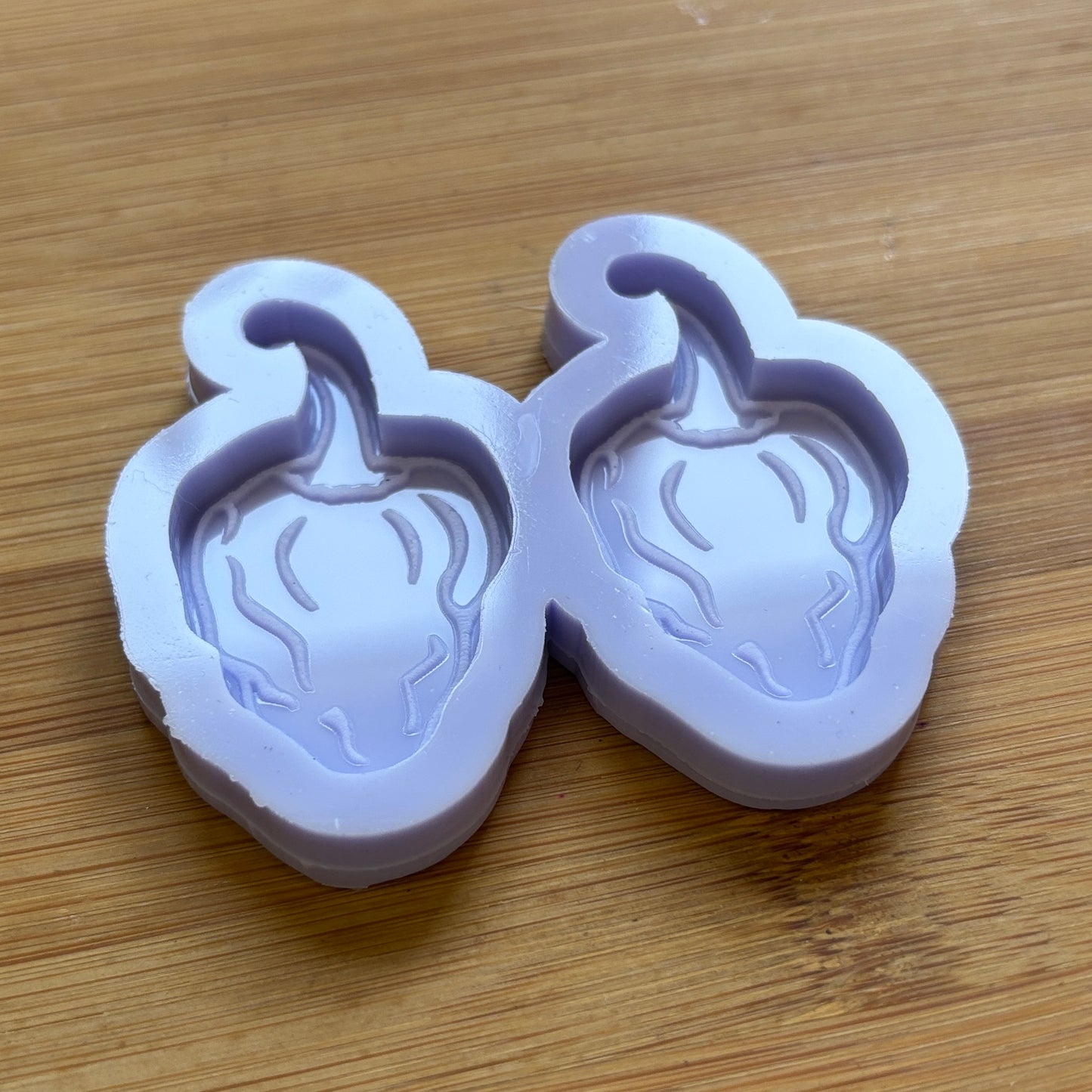 Habanero Silicone Mold with 2 cavities, made with Food Safe Silicone suitable for both food and craft projects