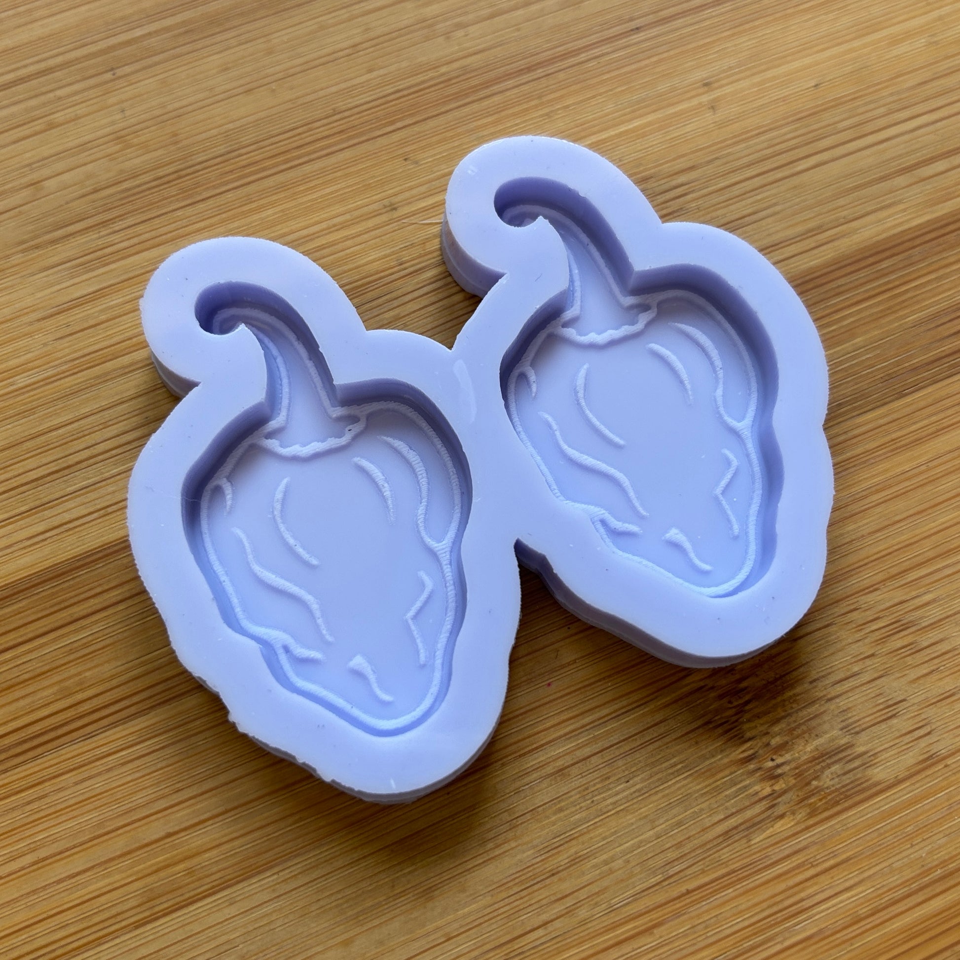 Habanero Silicone Mold with 2 cavities, made with Food Safe Silicone suitable for both food and craft projects