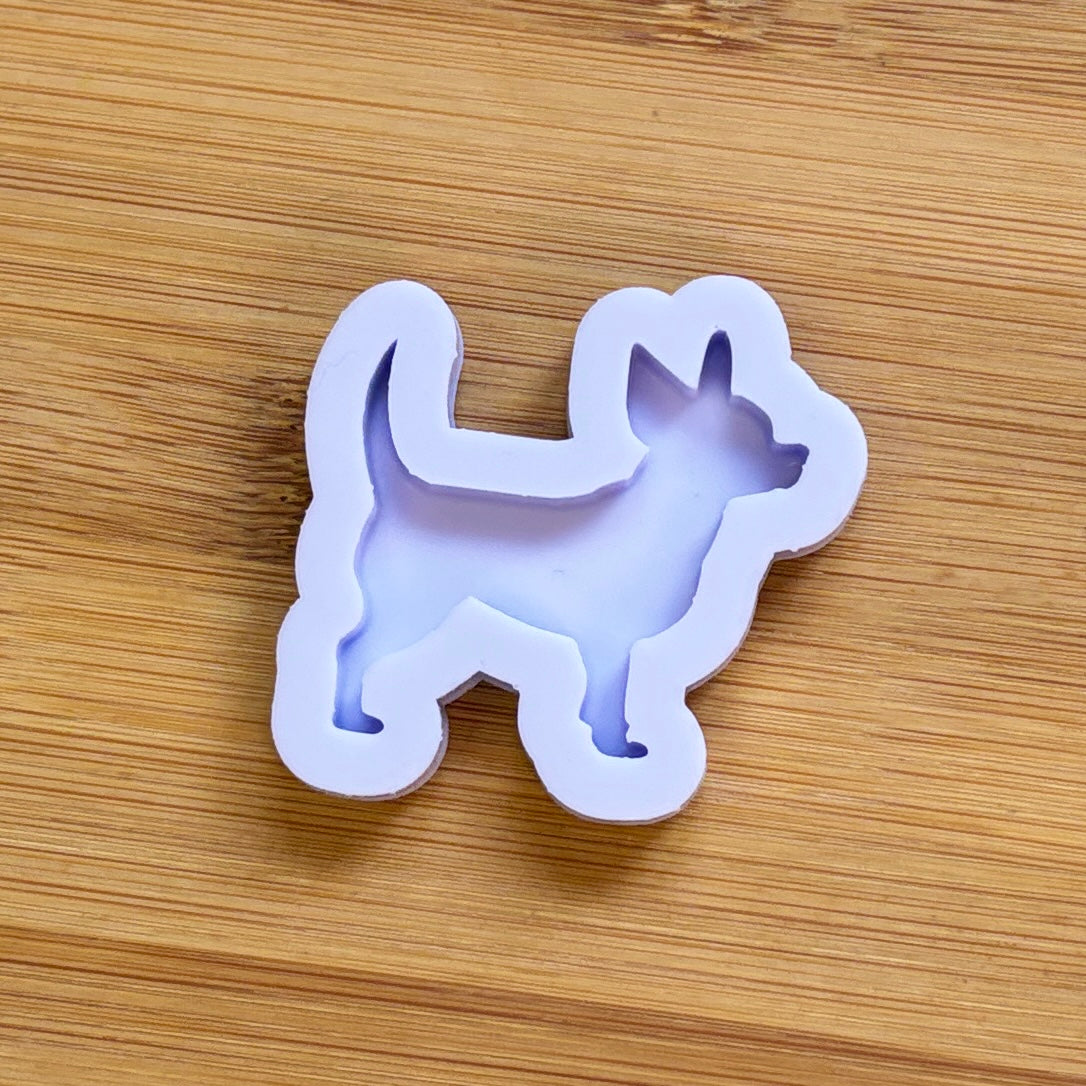 Chihuahua Silicone Mold, made with Food Safe Silicone suitable for both food and craft projects 