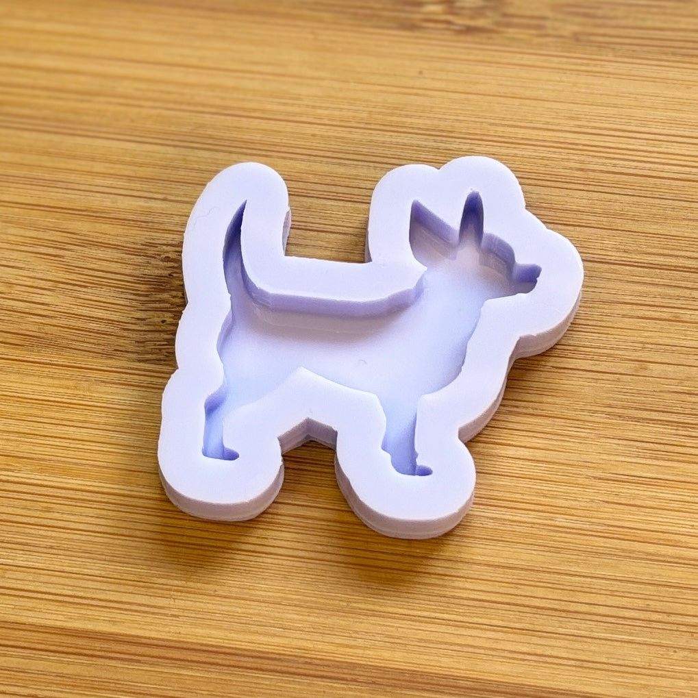 Chihuahua Silicone Mold, made with Food Safe Silicone suitable for both food and craft projects 