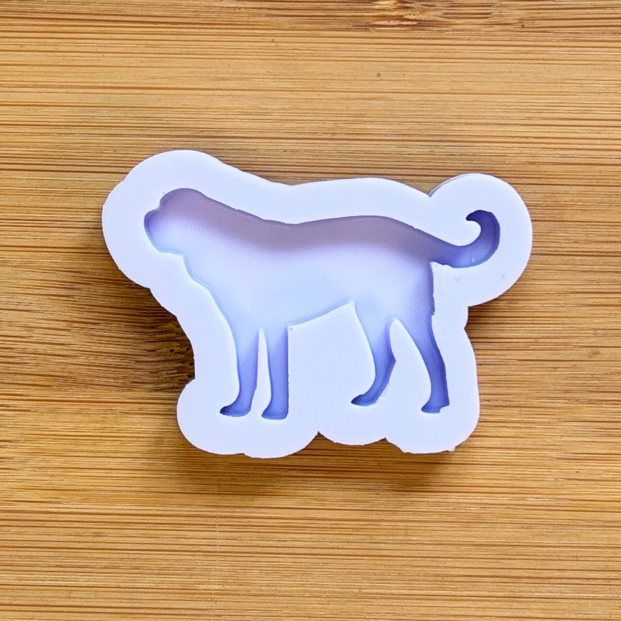 Saint Bernard Dog Silicone Mold, made with Food Safe Silicone suitable for both food and craft projects