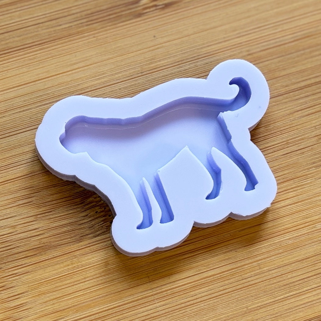 Saint Bernard Dog Silicone Mold, made with Food Safe Silicone suitable for both food and craft projects