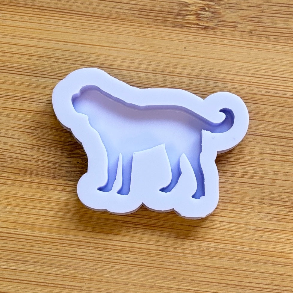 Saint Bernard Dog Silicone Mold, made with Food Safe Silicone suitable for both food and craft projects