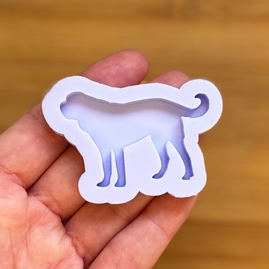 Saint Bernard Dog Silicone Mold, made with Food Safe Silicone suitable for both food and craft projects