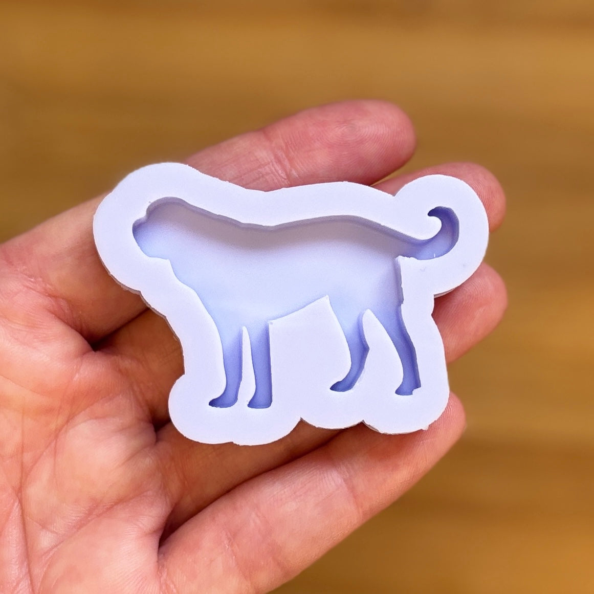 Saint Bernard Dog Silicone Mold, made with Food Safe Silicone suitable for both food and craft projects