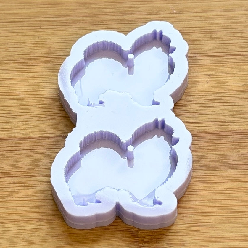 Pomeranian Silicone Mold, made with Food Safe Silicone suitable for both food and craft projects 