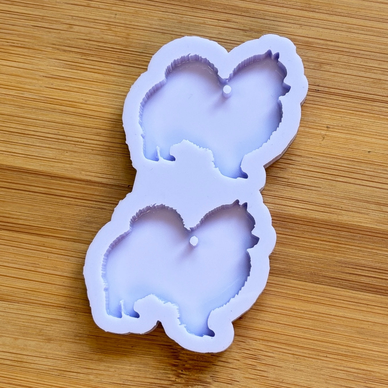 Pomeranian Silicone Mold, made with Food Safe Silicone suitable for both food and craft projects 