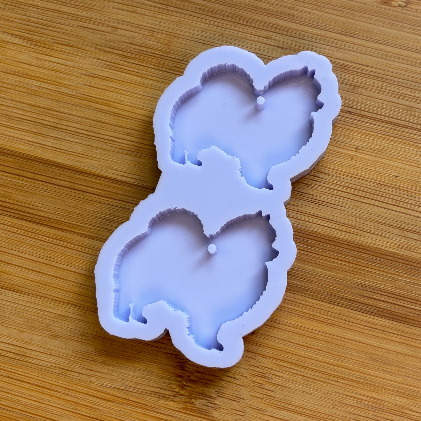 Pomeranian Silicone Mold, made with Food Safe Silicone suitable for both food and craft projects 