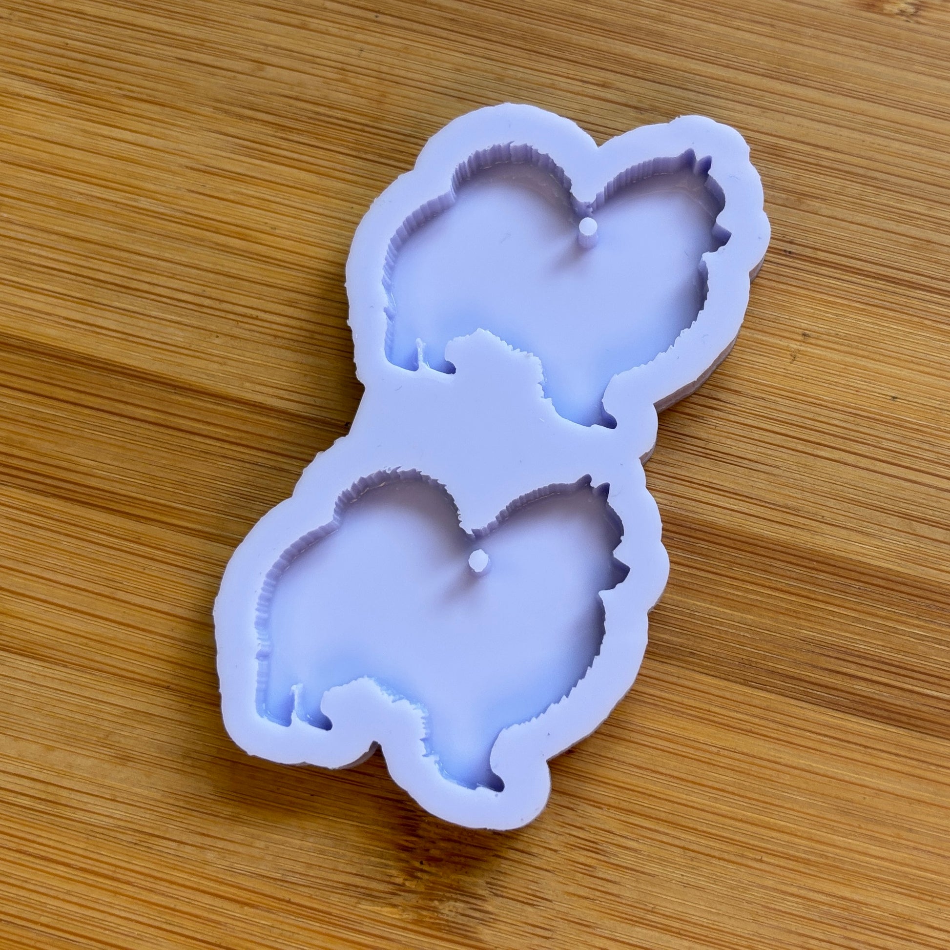 Pomeranian Silicone Mold, made with Food Safe Silicone suitable for both food and craft projects 