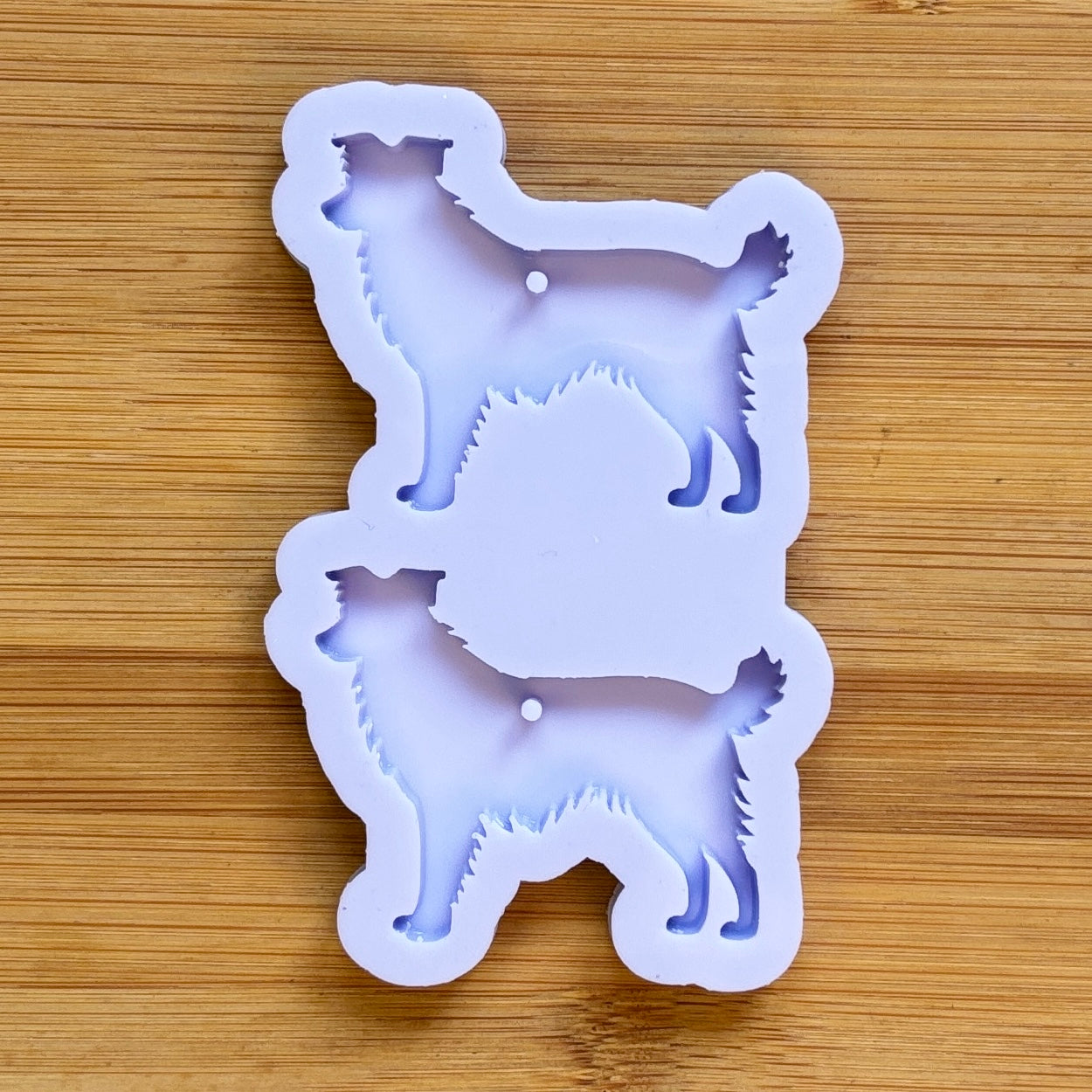 Border Collie Silicone Mold, made with Food Safe Silicone suitable for both food and craft projects