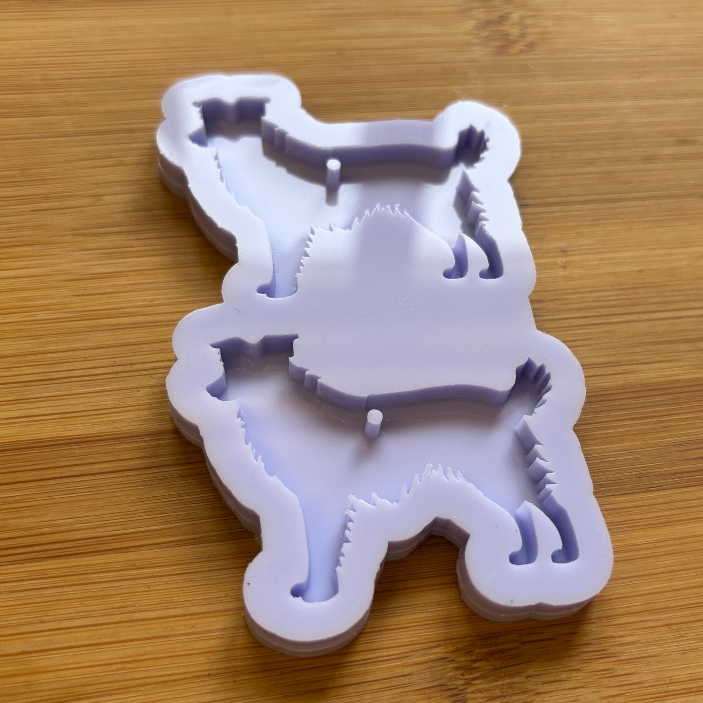 Border Collie Silicone Mold, made with Food Safe Silicone suitable for both food and craft projects
