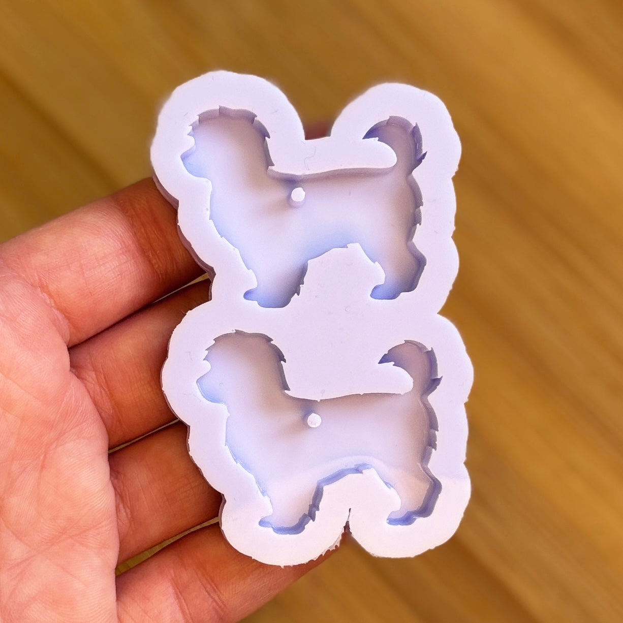 Maltipoo Silicone Mold, made with Food Safe Silicone suitable for both food and craft projects