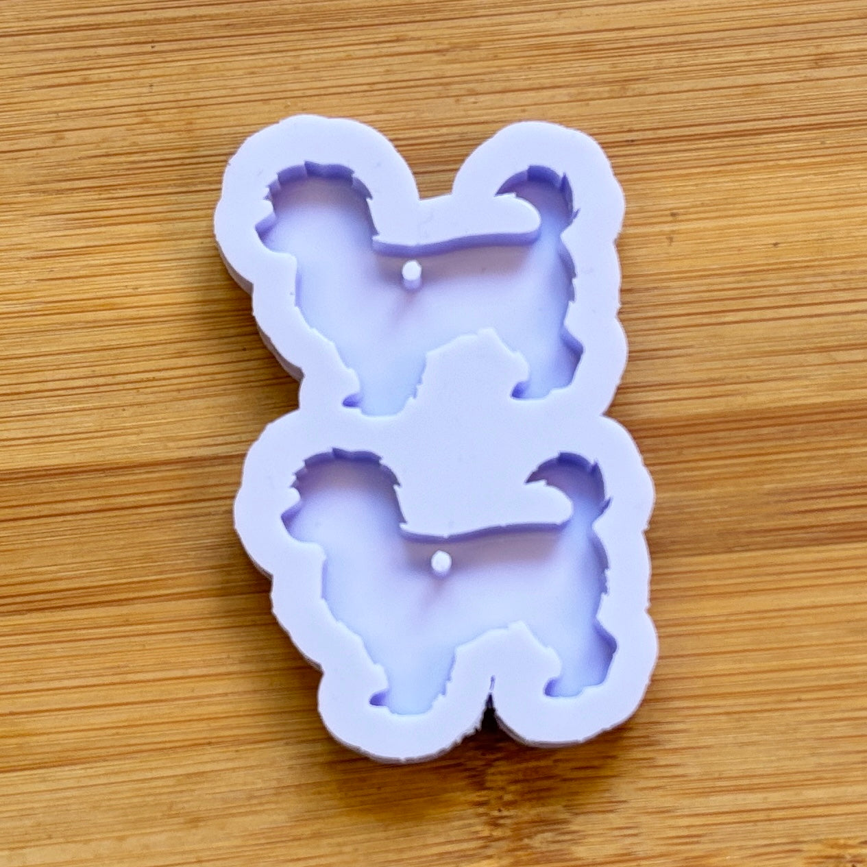 Maltipoo Silicone Mold, made with Food Safe Silicone suitable for both food and craft projects
