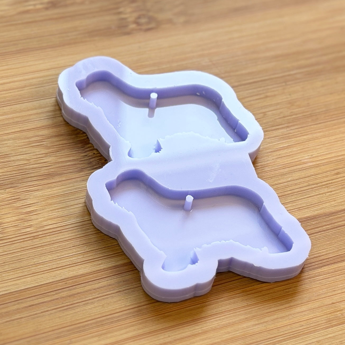 Old English Sheepdog Silicone Mold with 2 cavities, made with Food Safe Silicone suitable for both food and craft projects