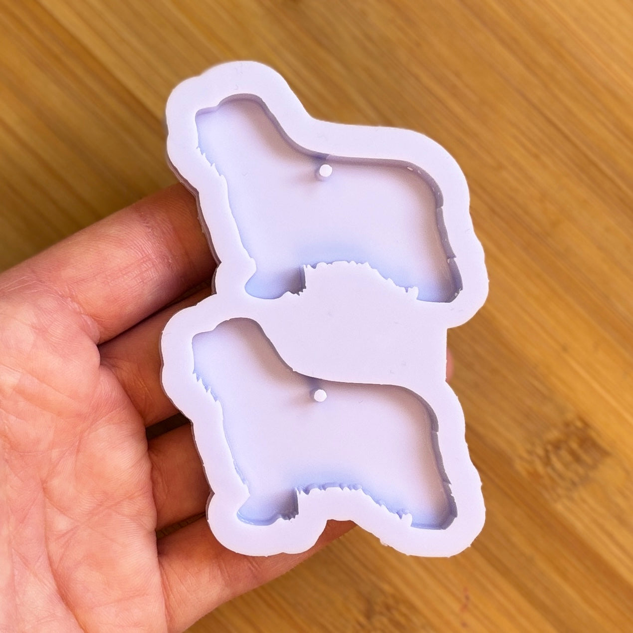 Old English Sheepdog Silicone Mold, made with Food Safe Silicone suitable for both food and craft projects