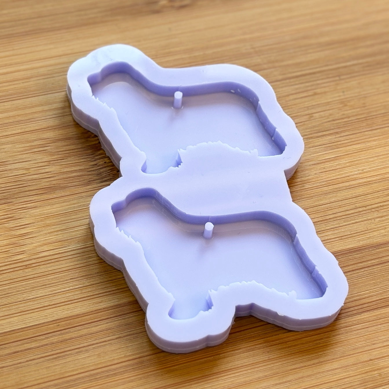 Old English Sheepdog Silicone Mold with 2 cavities, made with Food Safe Silicone suitable for both food and craft projects