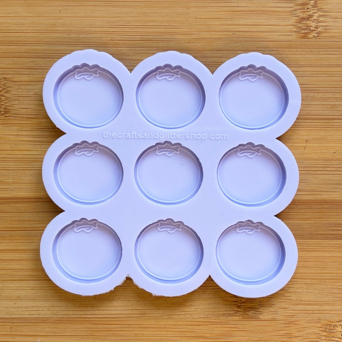 Blueberry Silicone Mold with 9 cavities, made with Food Safe Silicone suitable for both food and craft projects