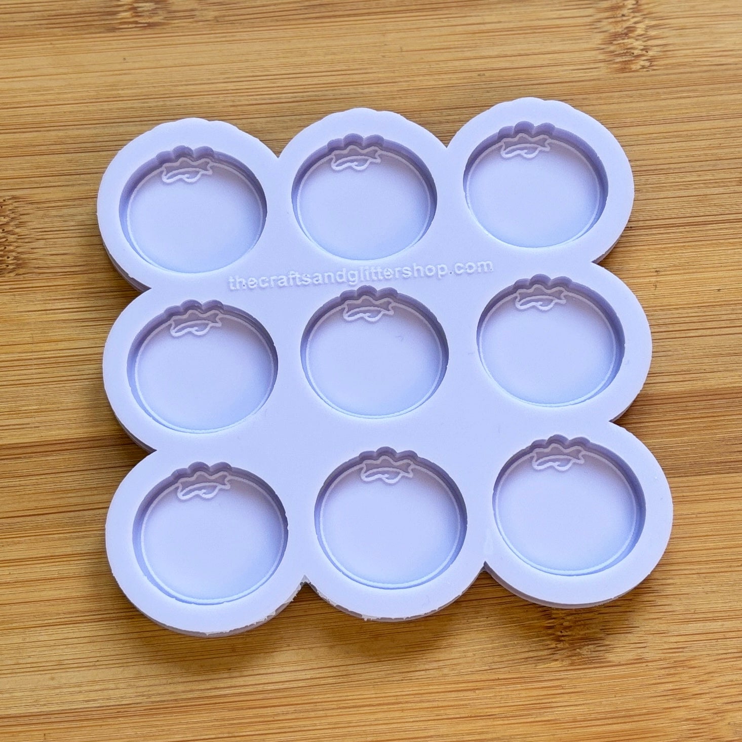 Blueberry Silicone Mold with 9 cavities, made with Food Safe Silicone suitable for both food and craft projects