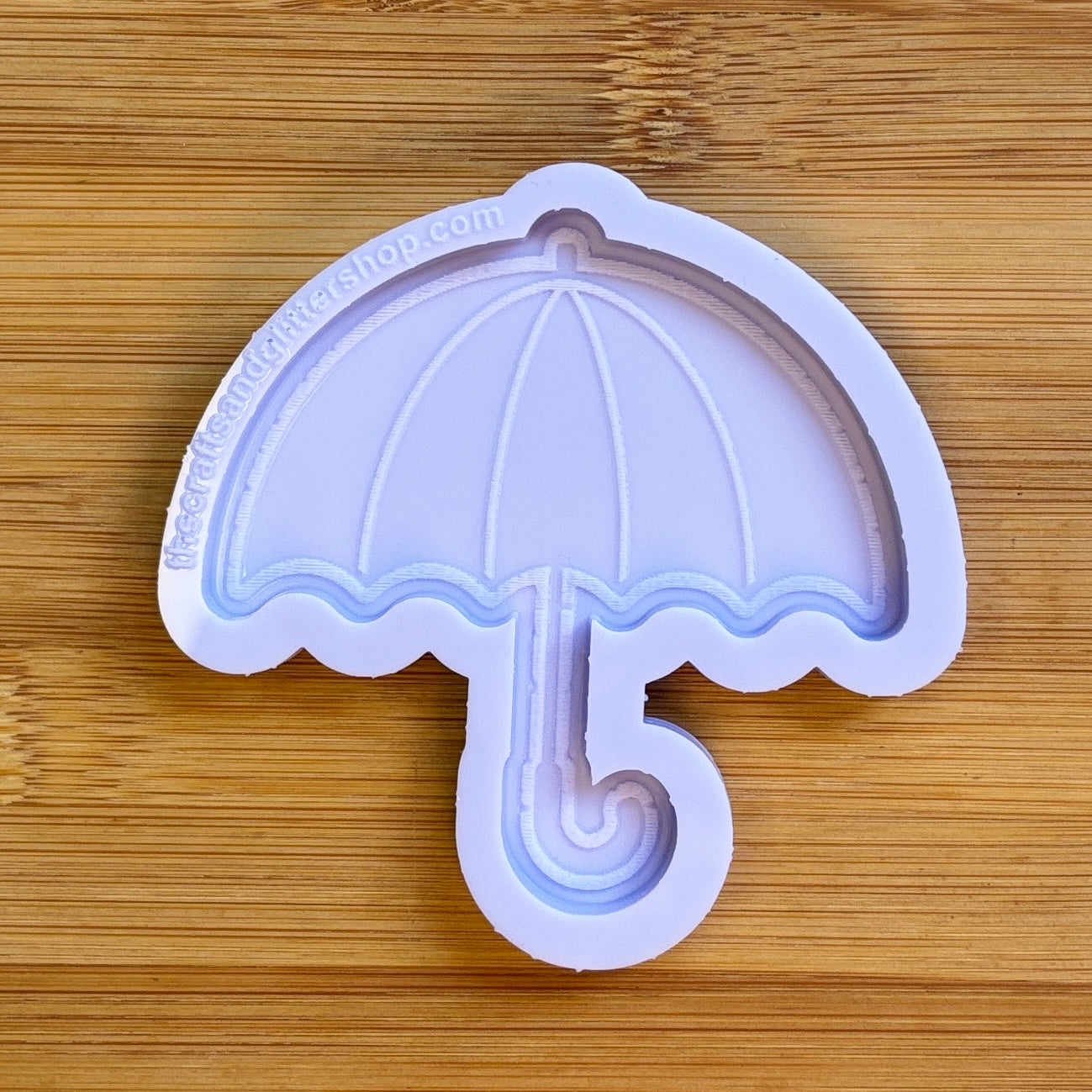 Umbrella Silicone Mold with 1 cavity of 3 inches, made with Food Safe Silicone suitable for both food and craft projects