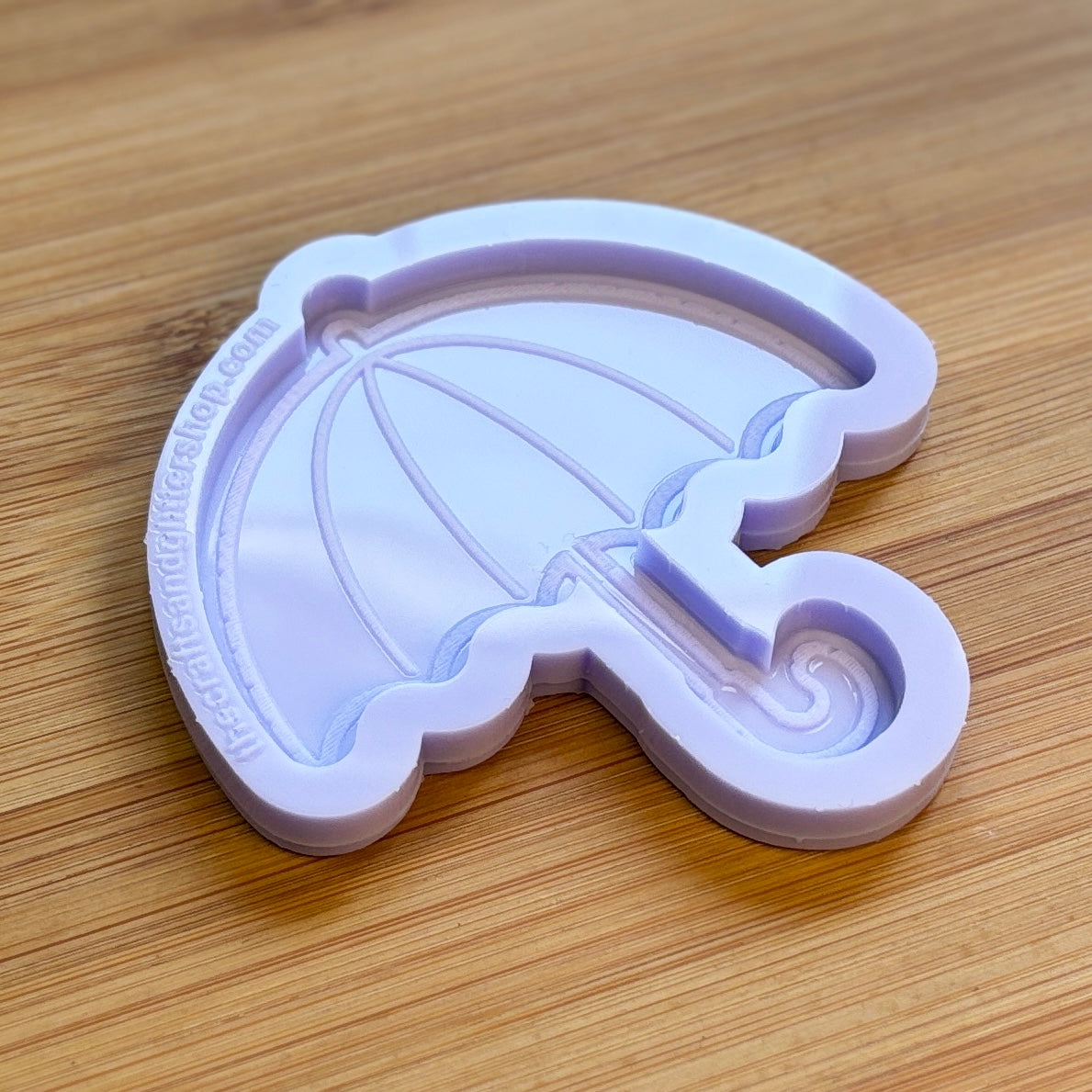 Umbrella Silicone Mold with 1 cavity of 3 inches, made with Food Safe Silicone suitable for both food and craft projects