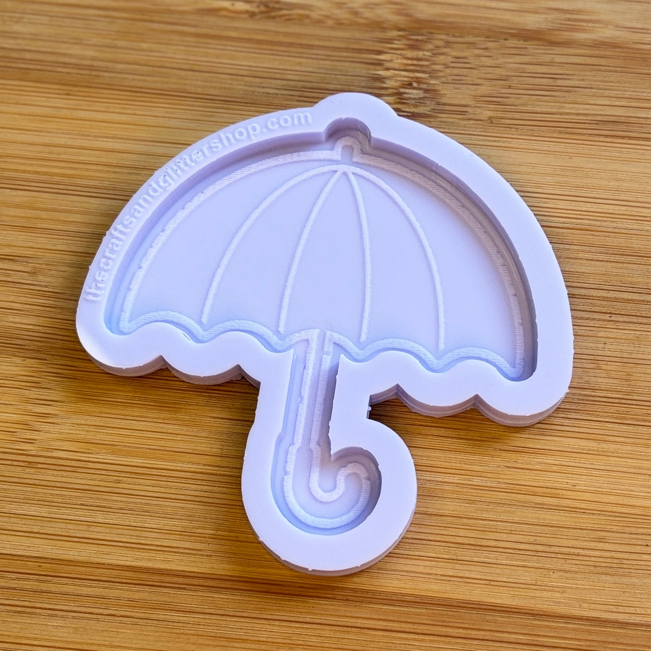 Umbrella Silicone Mold with 1 cavity of 3 inches, made with Food Safe Silicone suitable for both food and craft projects
