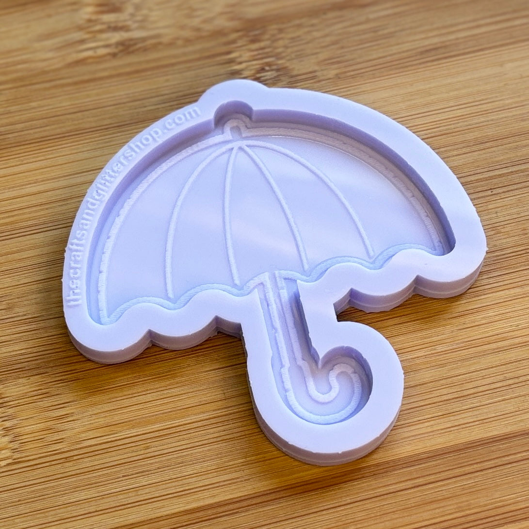 Umbrella Silicone Mold with 1 cavity of 3 inches, made with Food Safe Silicone suitable for both food and craft projects