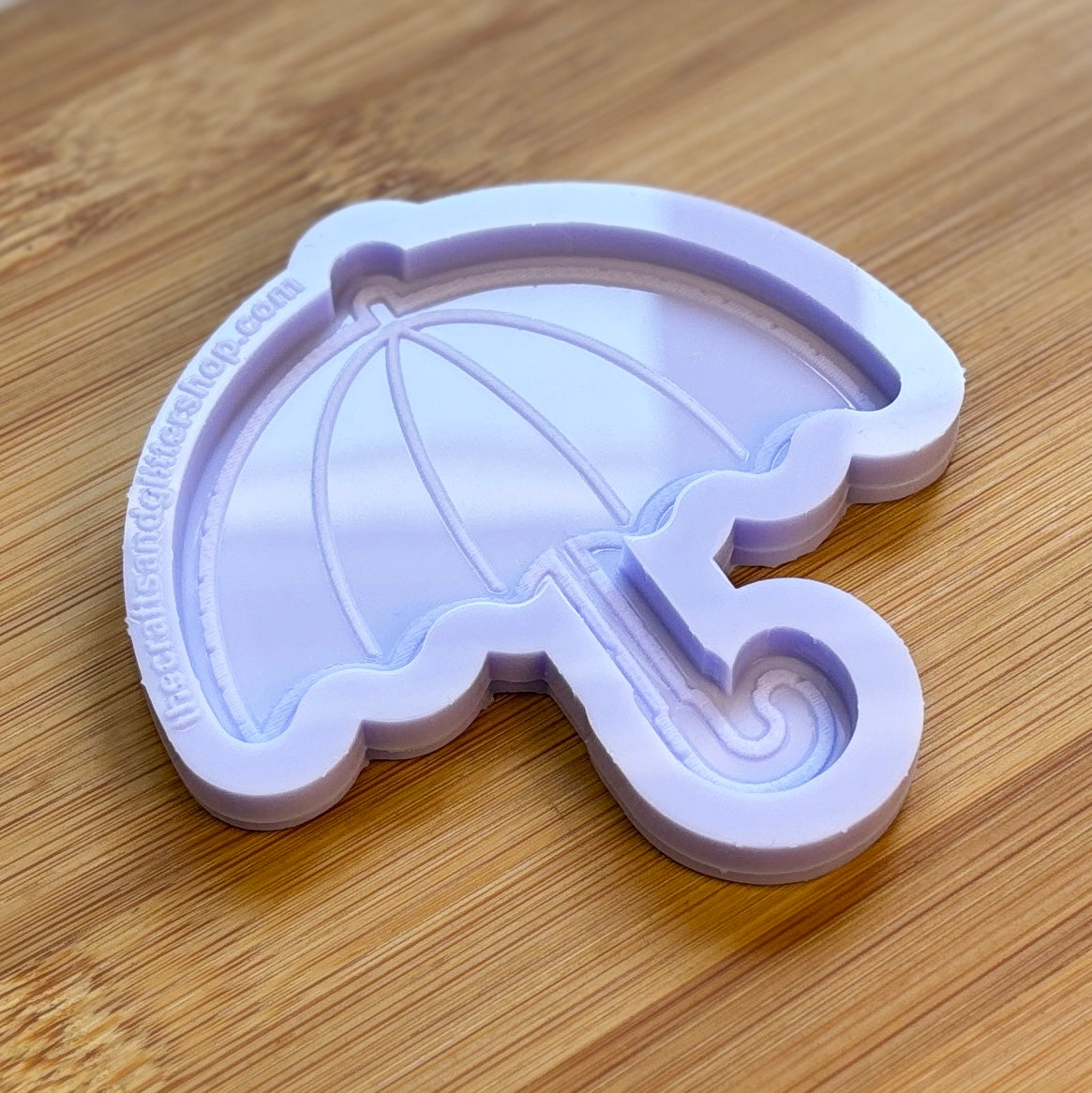 Umbrella Silicone Mold with 1 cavity of 3 inches, made with Food Safe Silicone suitable for both food and craft projects
