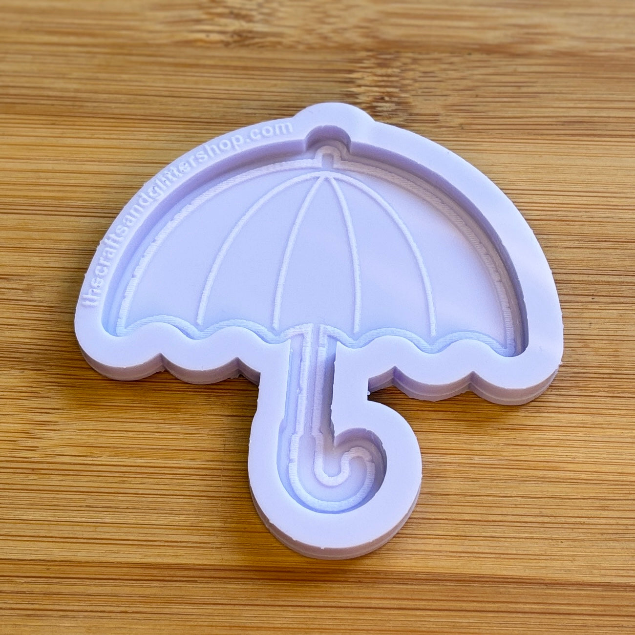 Umbrella Silicone Mold with 1 cavity of 3 inches, made with Food Safe Silicone suitable for both food and craft projects