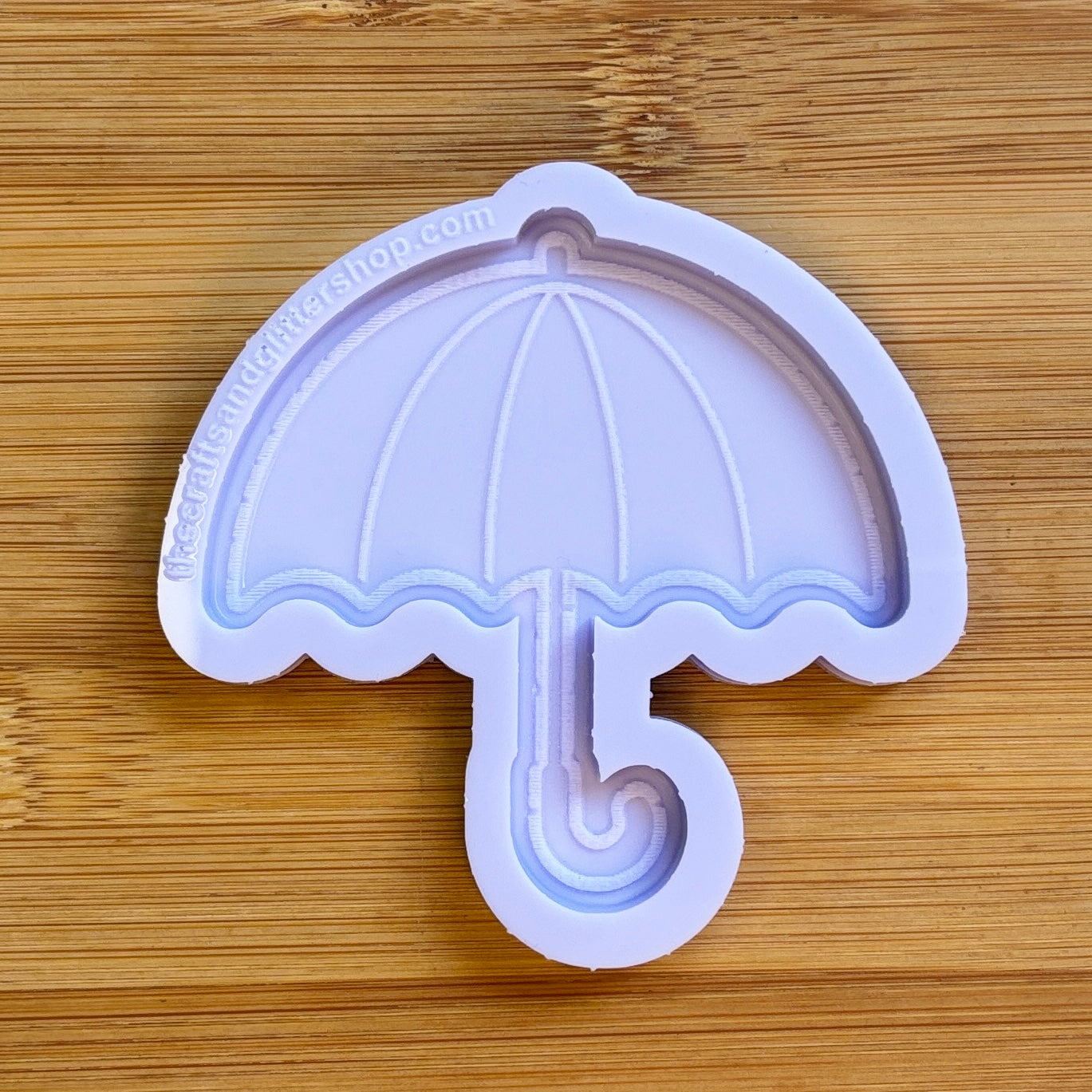 Umbrella Silicone Mold with 1 cavity of 3 inches, made with Food Safe Silicone suitable for both food and craft projects