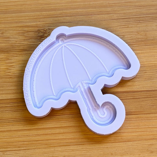 Umbrella Silicone Mold with 1 cavity of 3 inches, made with Food Safe Silicone suitable for both food and craft projects