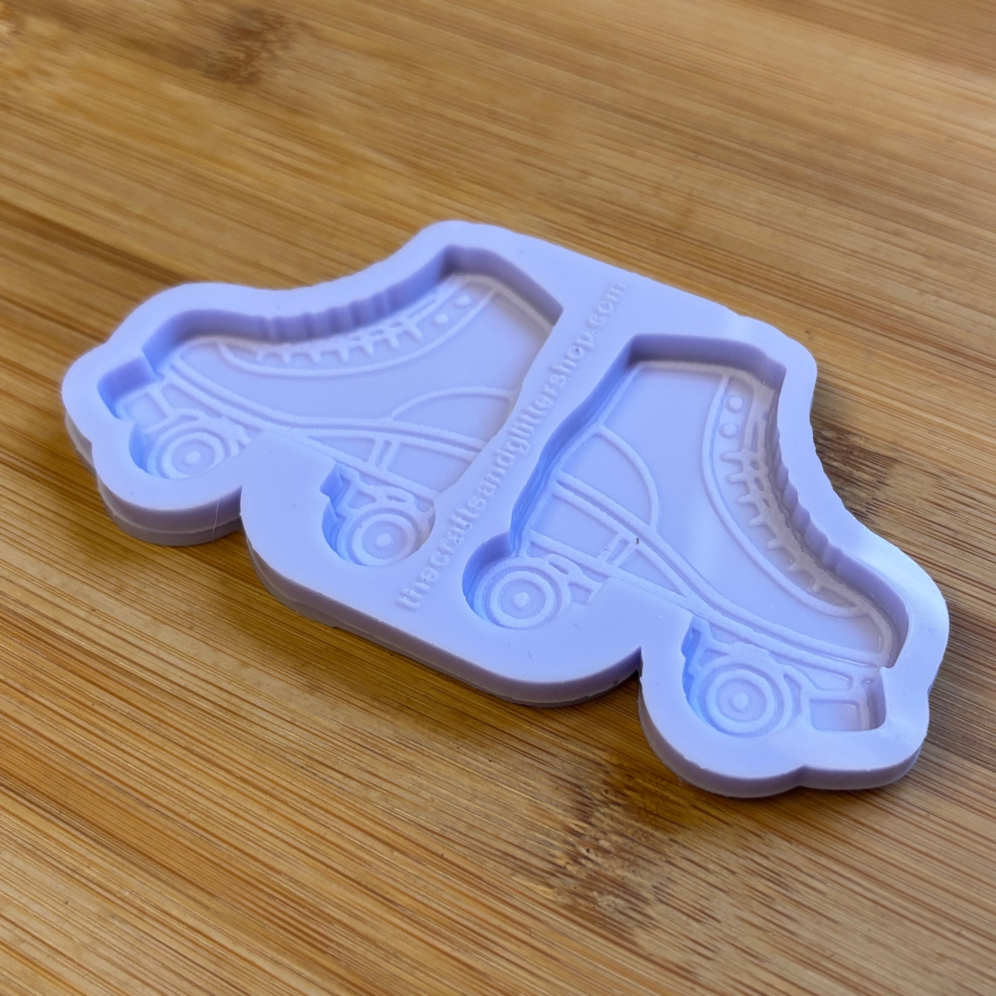 Roller Skates Silicone Mold, made with Food Safe Silicone suitable for both food and craft projects