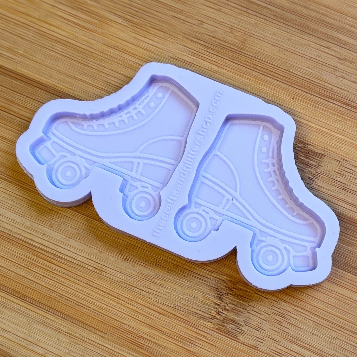 Roller Skates Silicone Mold, made with Food Safe Silicone suitable for both food and craft projects