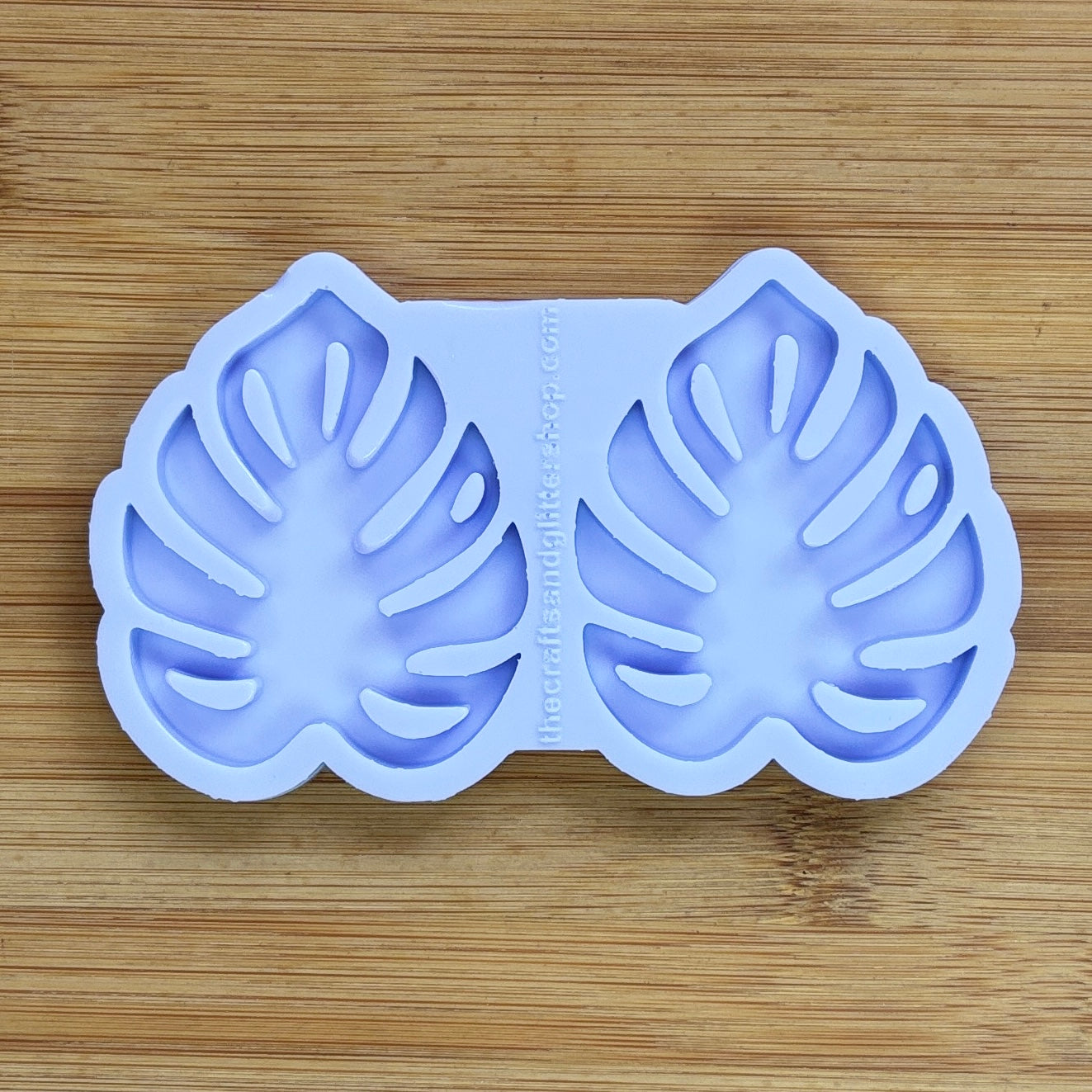 Monstera Leaf Silicone Mold with 2 cavities, made with Food Safe Silicone suitable for both food and craft projects