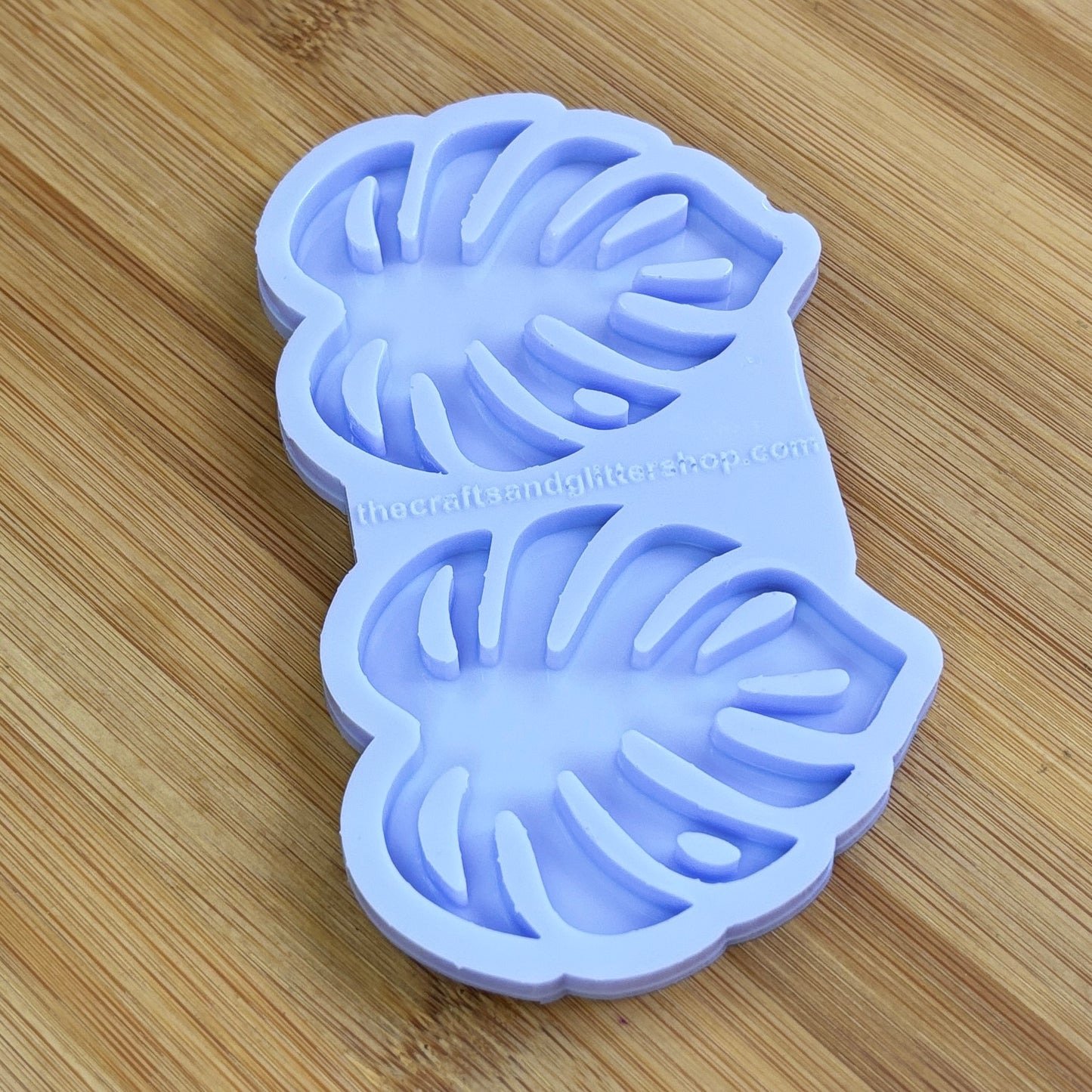 Monstera Leaf Silicone Mold with 2 cavities, made with Food Safe Silicone suitable for both food and craft projects