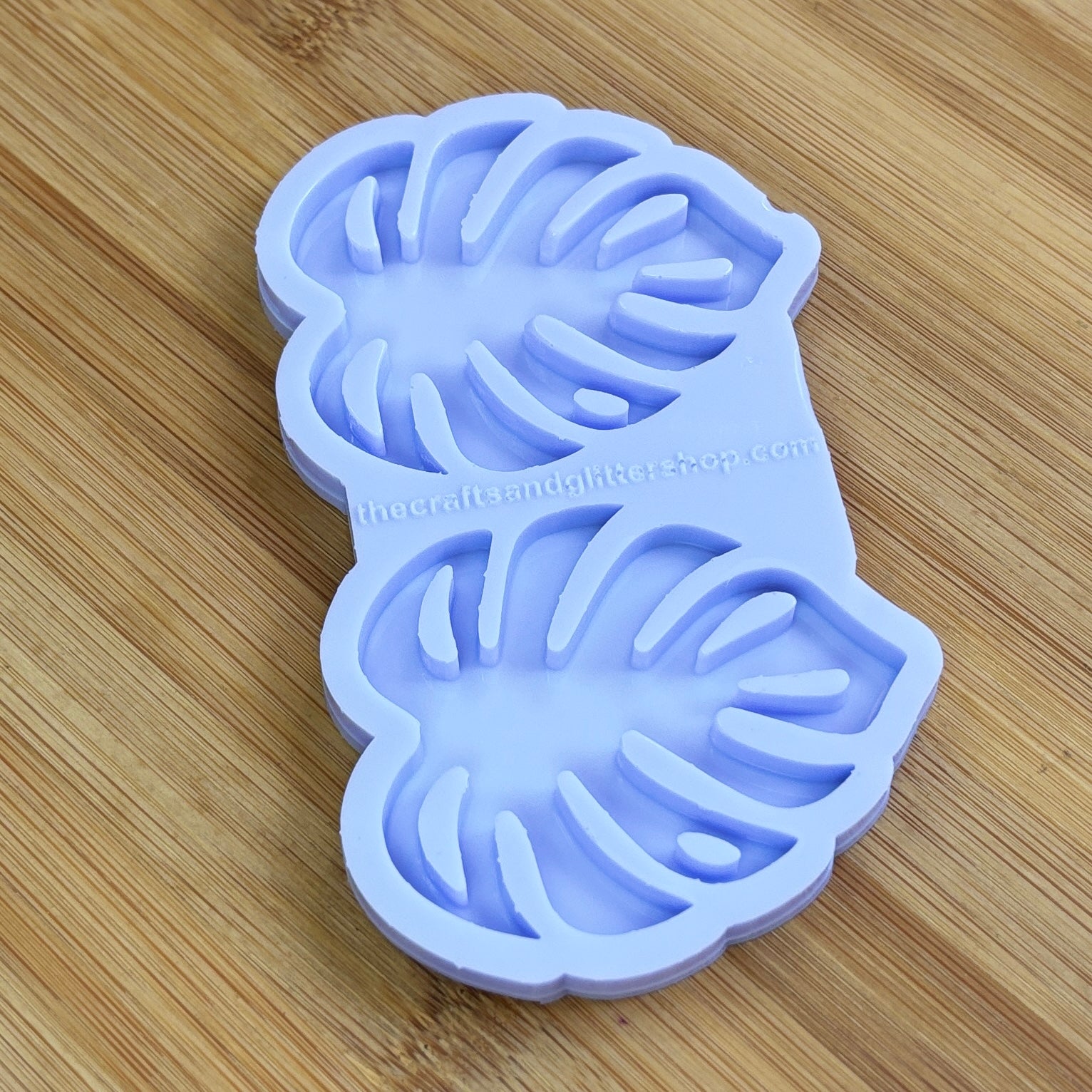 Monstera Leaf Silicone Mold with 2 cavities, made with Food Safe Silicone suitable for both food and craft projects