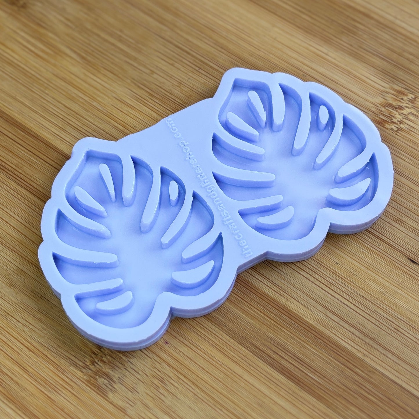 Monstera Leaf Silicone Mold with 2 cavities, made with Food Safe Silicone suitable for both food and craft projects