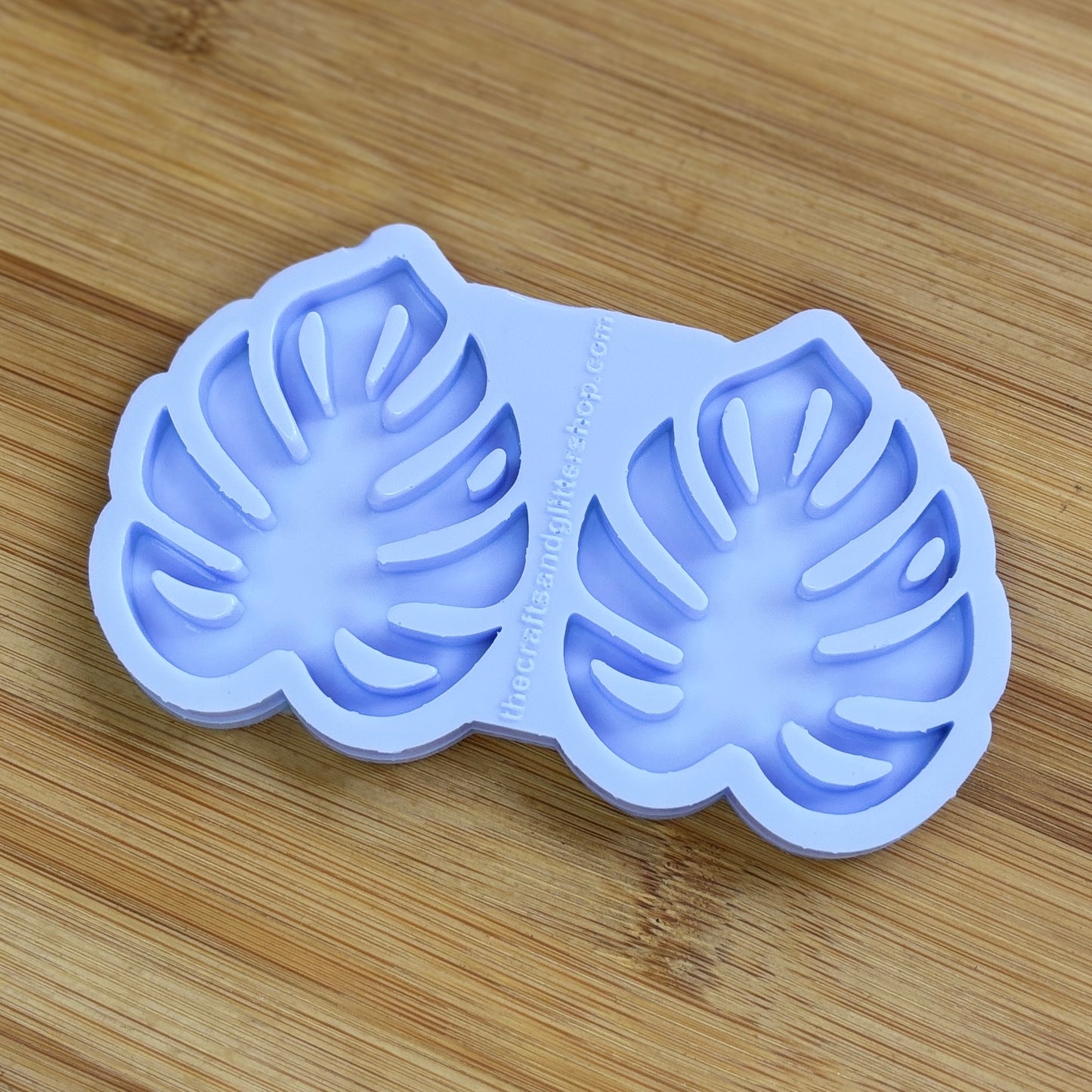 Monstera Leaf Silicone Mold with 2 cavities, made with Food Safe Silicone suitable for both food and craft projects