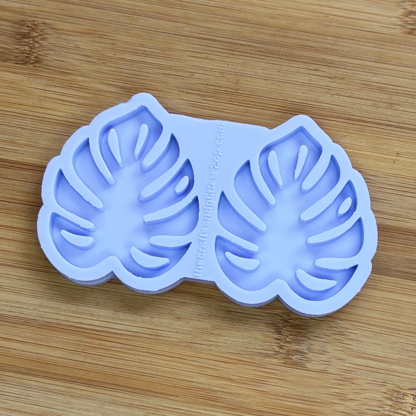 Monstera Leaf Silicone Mold with 2 cavities, made with Food Safe Silicone suitable for both food and craft projects