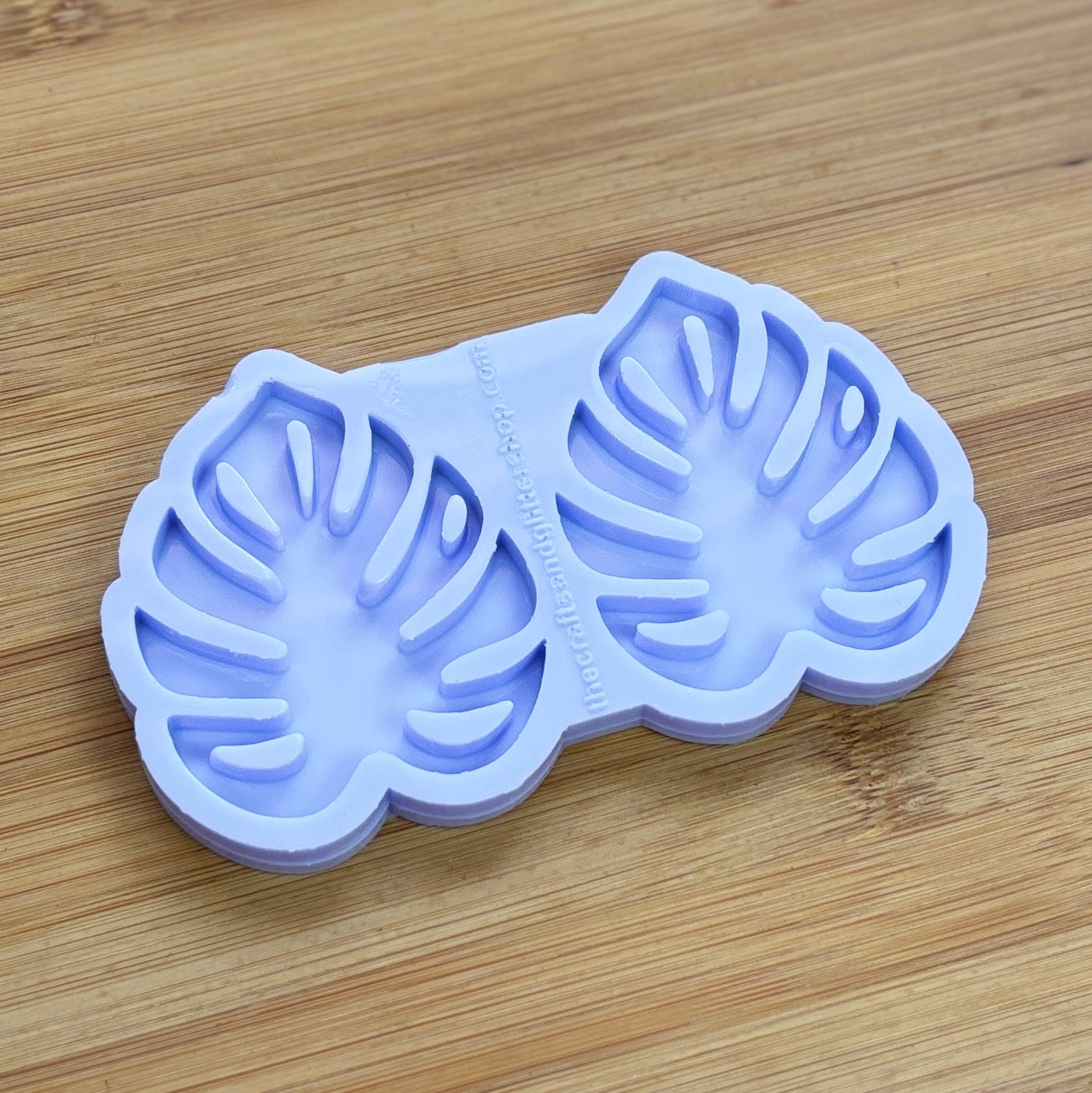 Monstera Leaf Silicone Mold with 2 cavities, made with Food Safe Silicone suitable for both food and craft projects