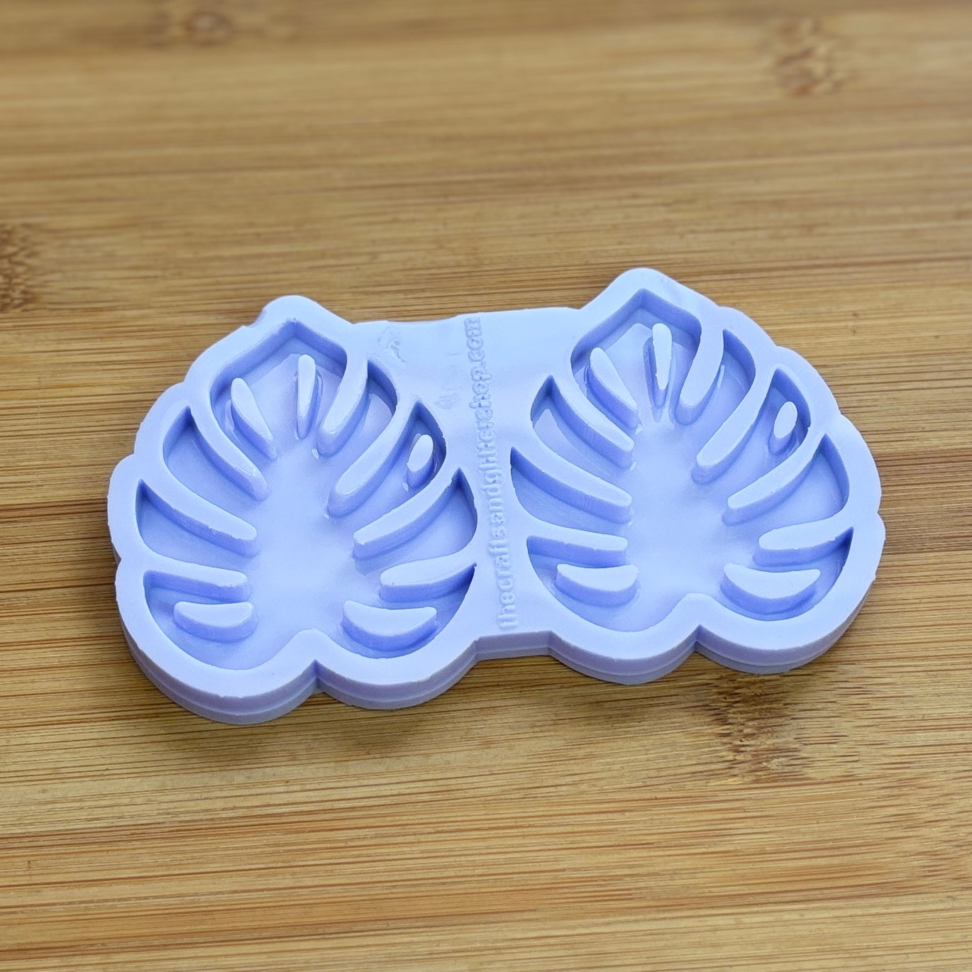 Monstera Leaf Silicone Mold with 2 cavities, made with Food Safe Silicone suitable for both food and craft projects